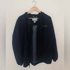 Columbia Men's Black Windbreaker Jacket